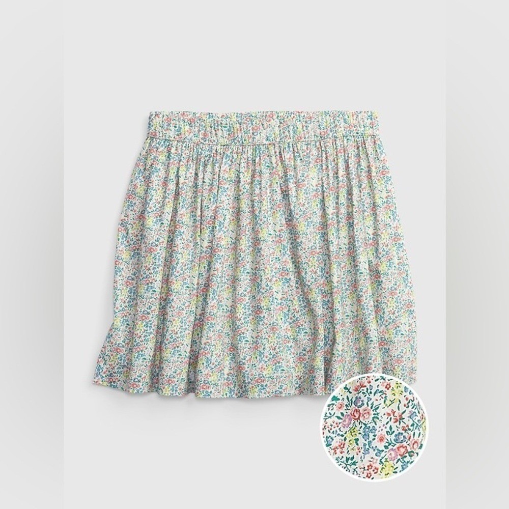 GapKids‎ Girls Floral Pull-On Twirl Skirt Size 10 NWT